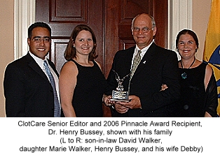 Henry I. Bussey, Pharm.D. honored with Pinnacle Award